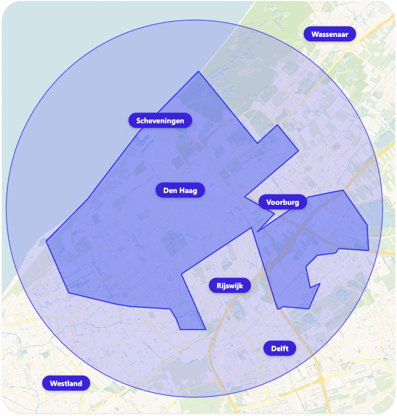 Lokale SEO illustratie den haag